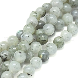 Natural Labradorite Beads Strands US-G-G828-01-8mm