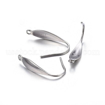 316 Surgical Stainless Steel Earring Hooks US-STAS-P210-17P-1