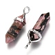 Natural Rhodonite Double Terminated Pointed Pendants US-G-F295-05D-4