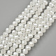 Electroplate Glass Beads Strands US-EGLA-A034-J8mm-A08-1