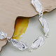 Fashionable Brass Slipper Link Bracelets For Women US-BJEW-BB12526-4