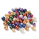Glass Pearl Round Beads US-HY-X0003-4