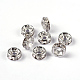Brass Rhinestone Spacer Beads US-RB-A014-Z6mm-01S-NF-1