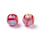 Handmade Millefiori Glass Round Beads US-X-LAMP-J038-10mm-M-2