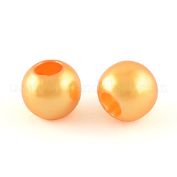 ABS Plastic Imitation Pearl European Beads US-MACR-R530-12mm-A56