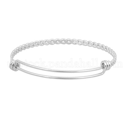 Adjustable 304 Stainless Steel Expandable Bangle Making US-STAS-I066-01A-1