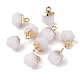 Natural White Jade Charms US-G-S359-015I-3