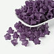 Indigo Frosted Transparent Acrylic Flower Beads US-X-PLF018-16-1