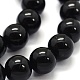 Natural Black Tourmaline Beads Strands US-G-G763-01-6mm-A-3