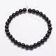 Natural Black Onyx Beads Strands US-G-A163-05-6mm-2