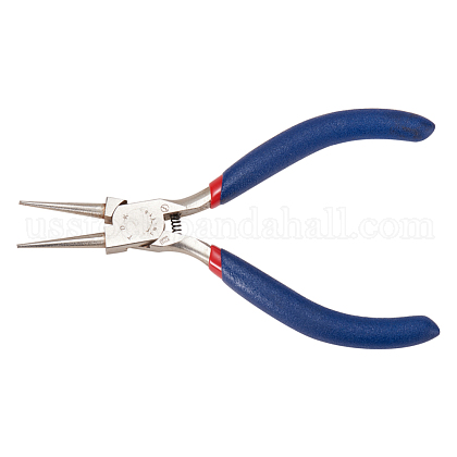 Blue Round Nose Plier 1 Set Size 125x53mm 316 Stainless Steel Jewelry Making Tool US-TOOL-PH0001-01B-1