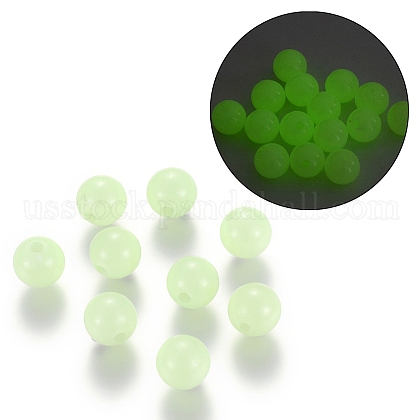 Luminous Acrylic Round Beads US-LACR-R002-10mm-01-1