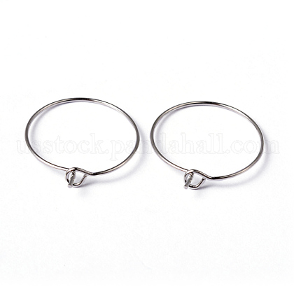 Brass Earrings Hoops US-X-EC067-1NF-1