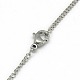 Trendy Unisex 201 Stainless Steel Twisted Chain Necklaces US-NJEW-L043-44P-3