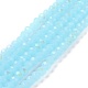 Electroplate Glass Beads Strands US-EGLA-A034-J10mm-L06-1