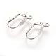 Stainless Steel Leverback Earring Findings US-X-STAS-E007-5-3