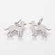 304 Stainless Steel Puppy Pendants US-STAS-Q201-T464S-2