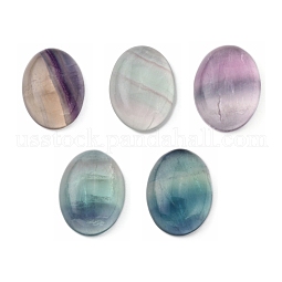 Natural Fluorite Cabochons US-G-I065-18x13mm