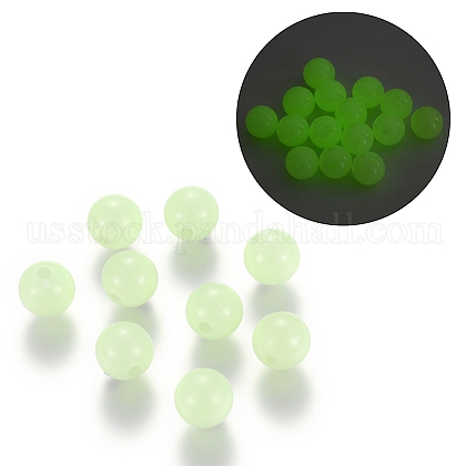 Luminous Acrylic Round Beads US-LACR-R002-8mm-01-1