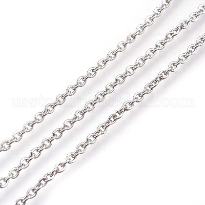304 Stainless Steel Cable Chains US-CHS-R002-0.4mm-1
