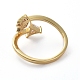 Adjustable Brass Cuff Finger Rings US-RJEW-G096-01G-3