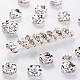 Brass Middle East Rhinestone Spacer Beads US-RSB032NF-01-1