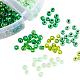Green 6/0 Round Glass Seed Beads Diameter 4mm Loose Beads With Value Pack for Jewelry Making US-SEED-PH0001-05C-2