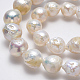 Natural Baroque Pearl Keshi Pearl Beads Strands US-PEAR-R064-10-3