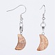 Natural & Synthetic Mixed Gemstone Dangle Earrings US-EJEW-JE02729-3