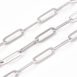 304 Stainless Steel Paperclip Chains US-CHS-CJC0001-03P