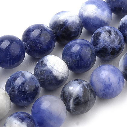 Natural South Africa Sodalite Beads Strands US-G-S259-35-8mm-1