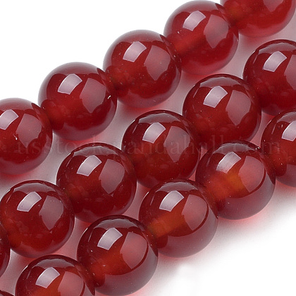 Natural Carnelian Beads Strands US-G-S259-32-6mm-1