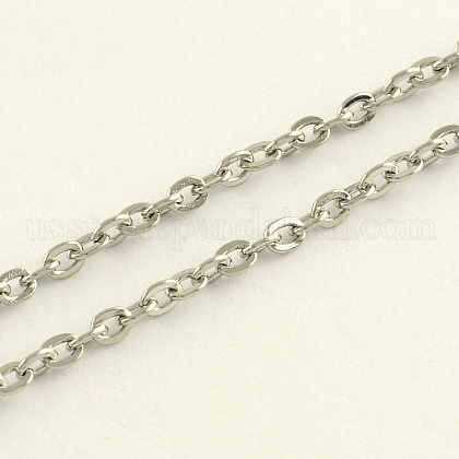 304 Stainless Steel Cable Chains US-CHS-R008-10-1