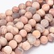 Round Natural Sunstone Beads Strands US-G-K068-29-8mm-1