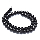 Natural Shungite Beads Strands US-G-M353-A04-6mm-2