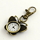 Retro Keyring Accessories Alloy Butterfly Watch for Keychain US-WACH-R009-059AB-1