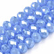 Electroplate Glass Beads Strands US-EGLA-A034-J8mm-A11-1