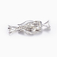 Alloy Rhinestone Magnetic Clasps US-X-RB-A047-01S-1