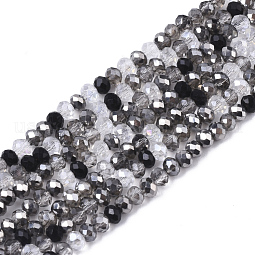 Electroplate Glass Beads Strands US-EGLA-S192-001A-A01