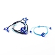 Adjustable Nylon Thread Braided Bead Bracelets US-BJEW-JB06066-1