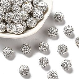 Pave Disco Ball Beads US-RB-A130-10mm-9