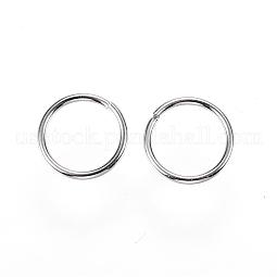 Tarnish Resistant 304 Stainless Steel Open Jump Rings US-STAS-D448-098P-10mm