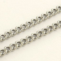 304 Stainless Steel Curb Chains US-CHS-R008-08