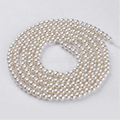 Glass Pearl Beads Strands US-HY-4D-B02-1