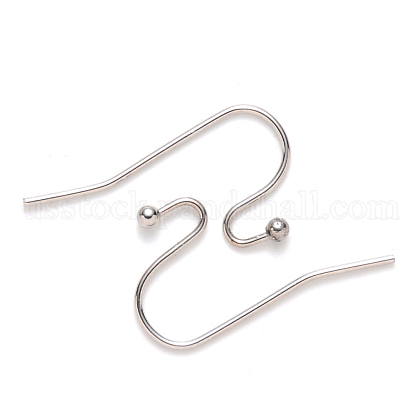 304 Stainless Steel Earring Hooks US-STAS-S111-005-1
