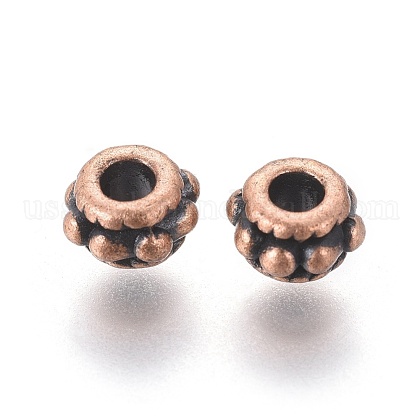 Tibetan Style Spacer Beads US-RLF11362Y-NF-1