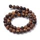 Natural Tiger Eye Round Bead Strands US-G-T055-8mm-04-2