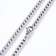 304 Stainless Steel Box Chain Necklaces US-NJEW-F227-09P-08-2