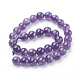 Natural Amethyst Beads Strands US-X-G-G099-6mm-1-2