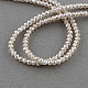 Electroplate Glass Beads Strands US-EGLA-R048-2mm-33-2